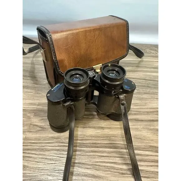 Vintage Bushnell Insta Focus Binoculars Sportsview Field Angle 7x35 With Case - Picture 10 of 14